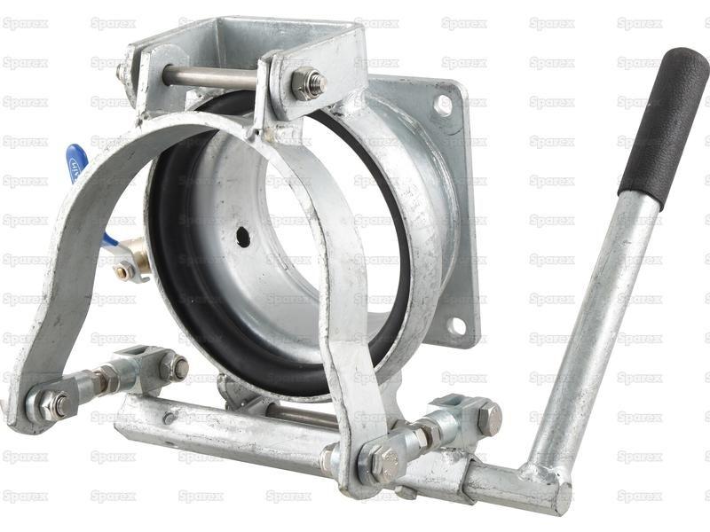 Quick Release Coupling with Flange - Female 6'' (159mm) x (150mm) (Galvanised)