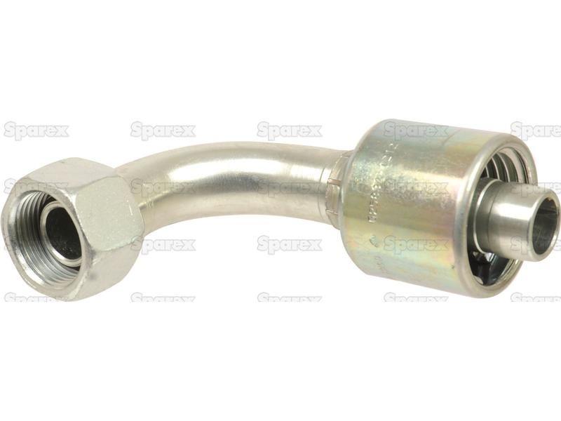 Gates BSP 60° Hose Insert 5/8'' x 3/4'''' Female 90° Swept Swivel Gates (Belts) (10G12FBSPORX90)