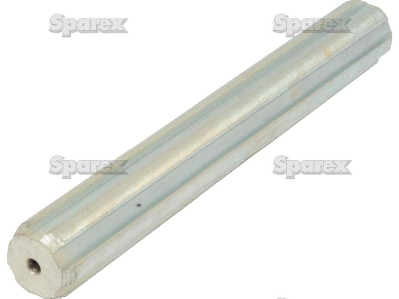 PTO Splined Shaft - Full Length - 1 3/8'' - 6 Spline, Length: 254mm.