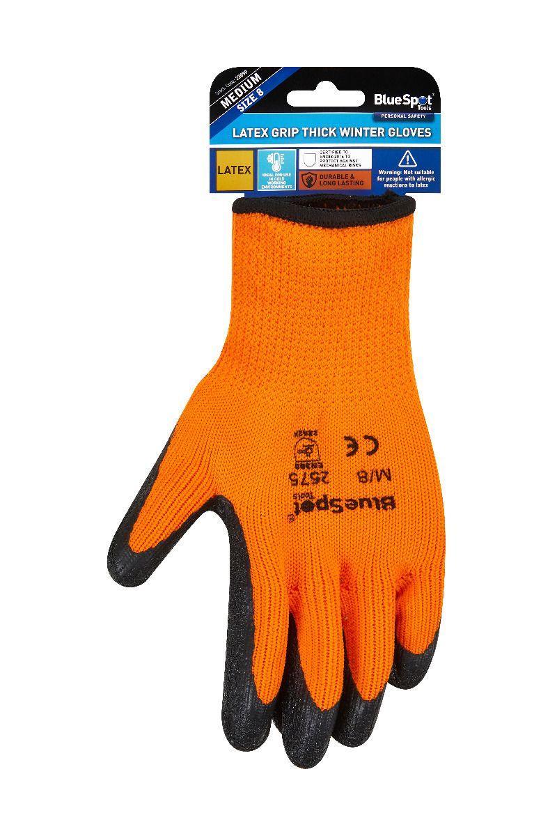 Blue Spot Tools Latex Coated Winter Glove Medium