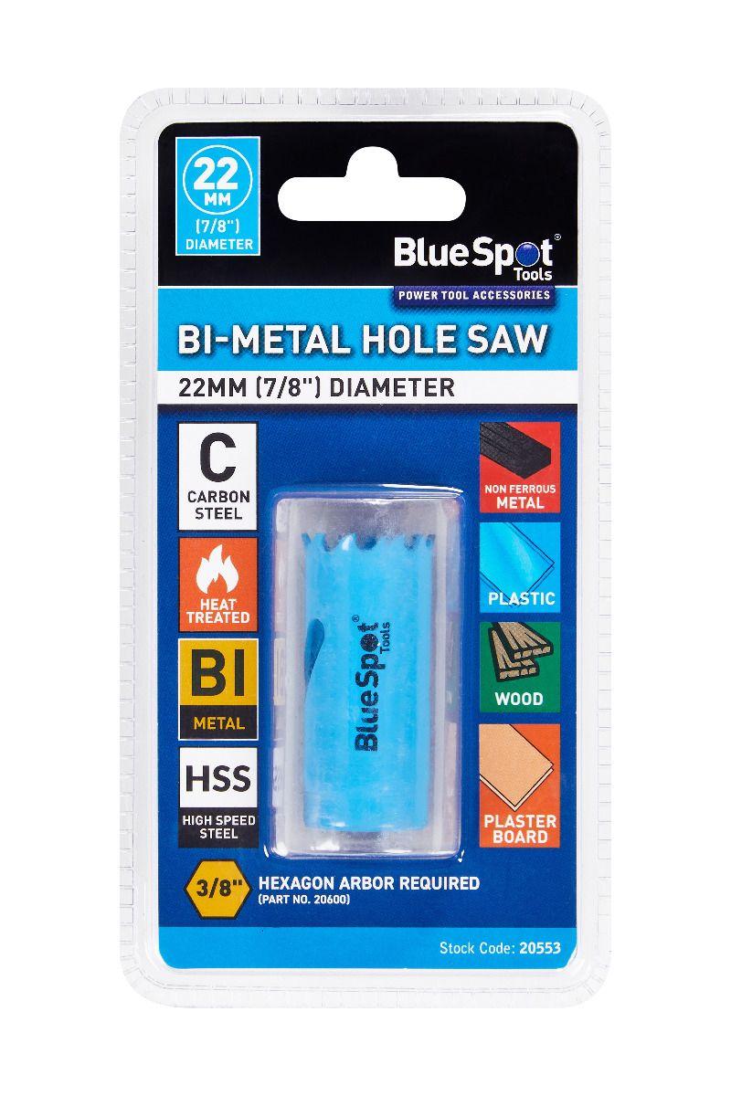 Blue Spot Tools 22MM Bi-Metal Holesaw
