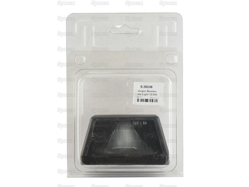 Halogen Number Plate Light 12/24V