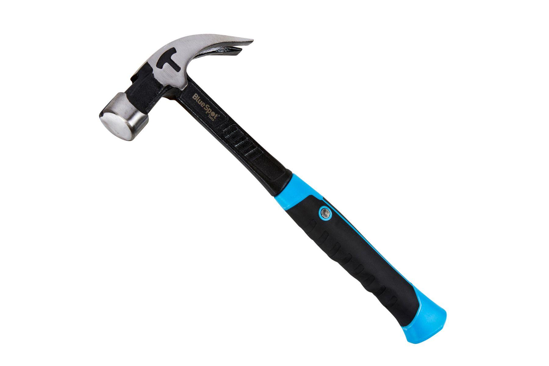 Blue Spot Tools 16oz (450G) One Piece Steel Magnetic Claw Hammer