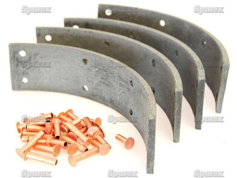 Brake Lining Kit Shoe, Length: 207mm. for David Brown 990 (900 Series)