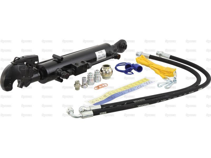 Hydraulic Top Link (Cat.1/2) Ball and Q.R CBM Hook, Cylinder Bore: 63mm, Min. Length : 610mm. for Case IH, Ford New Holland