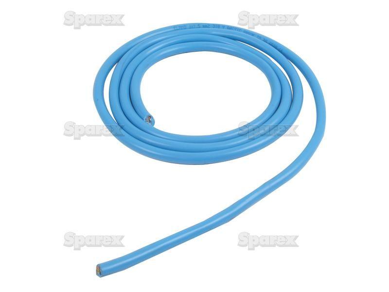 Electrical Cable - 3 Core, 1.5mm°² Cable, Blue (Length: 1M), ()