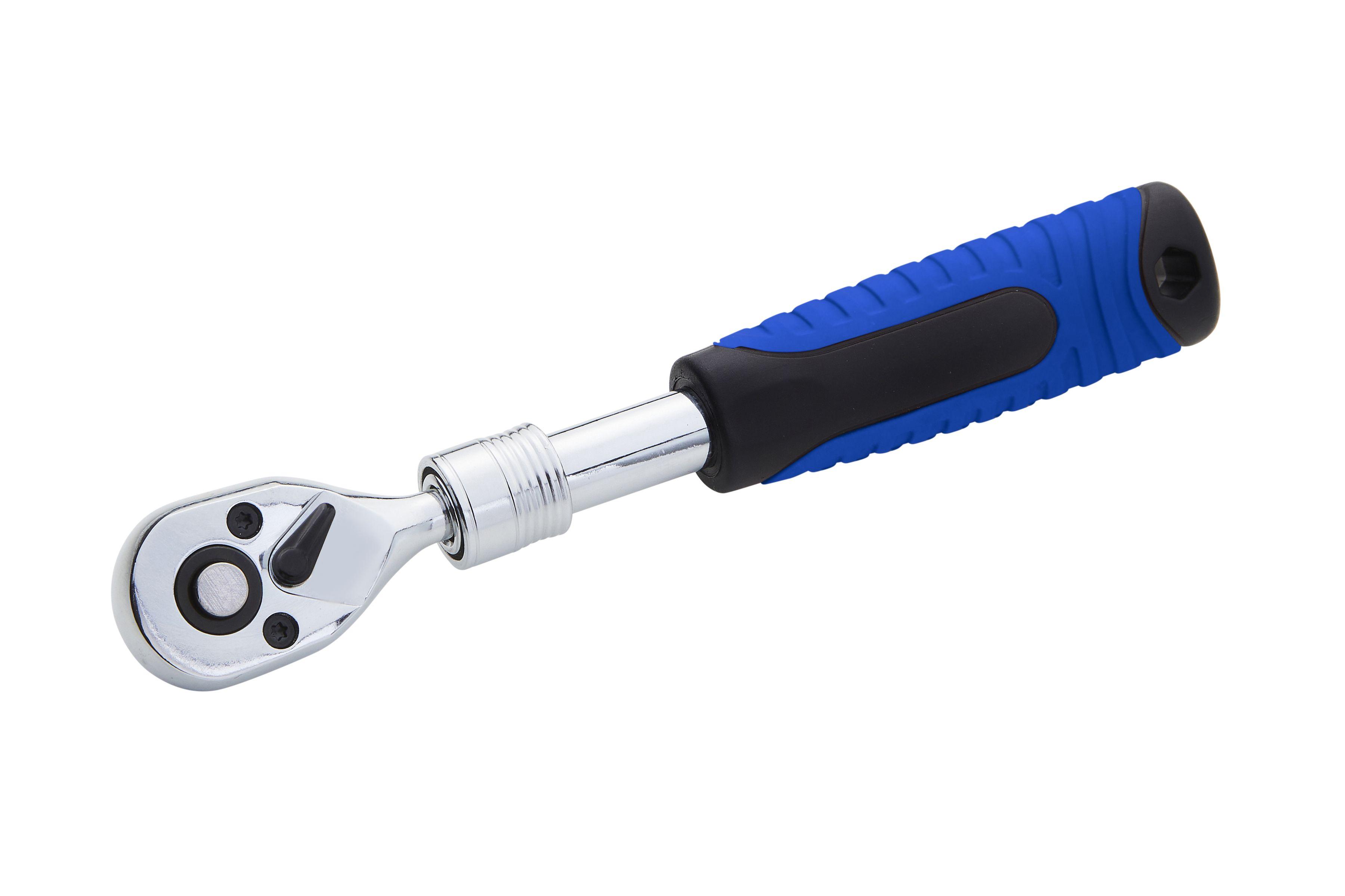 Blue Spot Tools 1/4" Telescopic Ratchet (180mm-230mm) (72 Teeth)