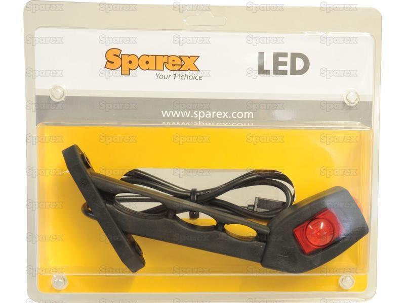 LED Outline Front, Rear & Side Facing Marker Light, LH, 12-24V