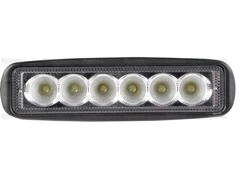 LED Flat Work Light Bar, 165mm, 2100 Lumens, 10-30V
