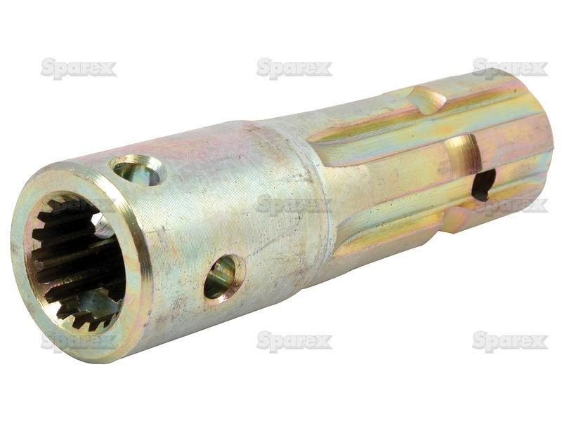 PTO Adaptor - Female spline 1'' - 18 x Male spline 1 3/8'' - 6 with . for Satoh