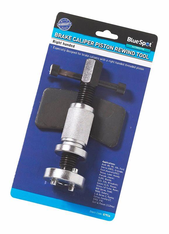 Blue Spot Tools Right Threaded Brake Piston Wind Back Tool