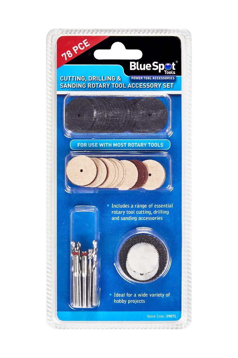 Blue Spot Tools 78 PCE Grinding Accessories Tool Set