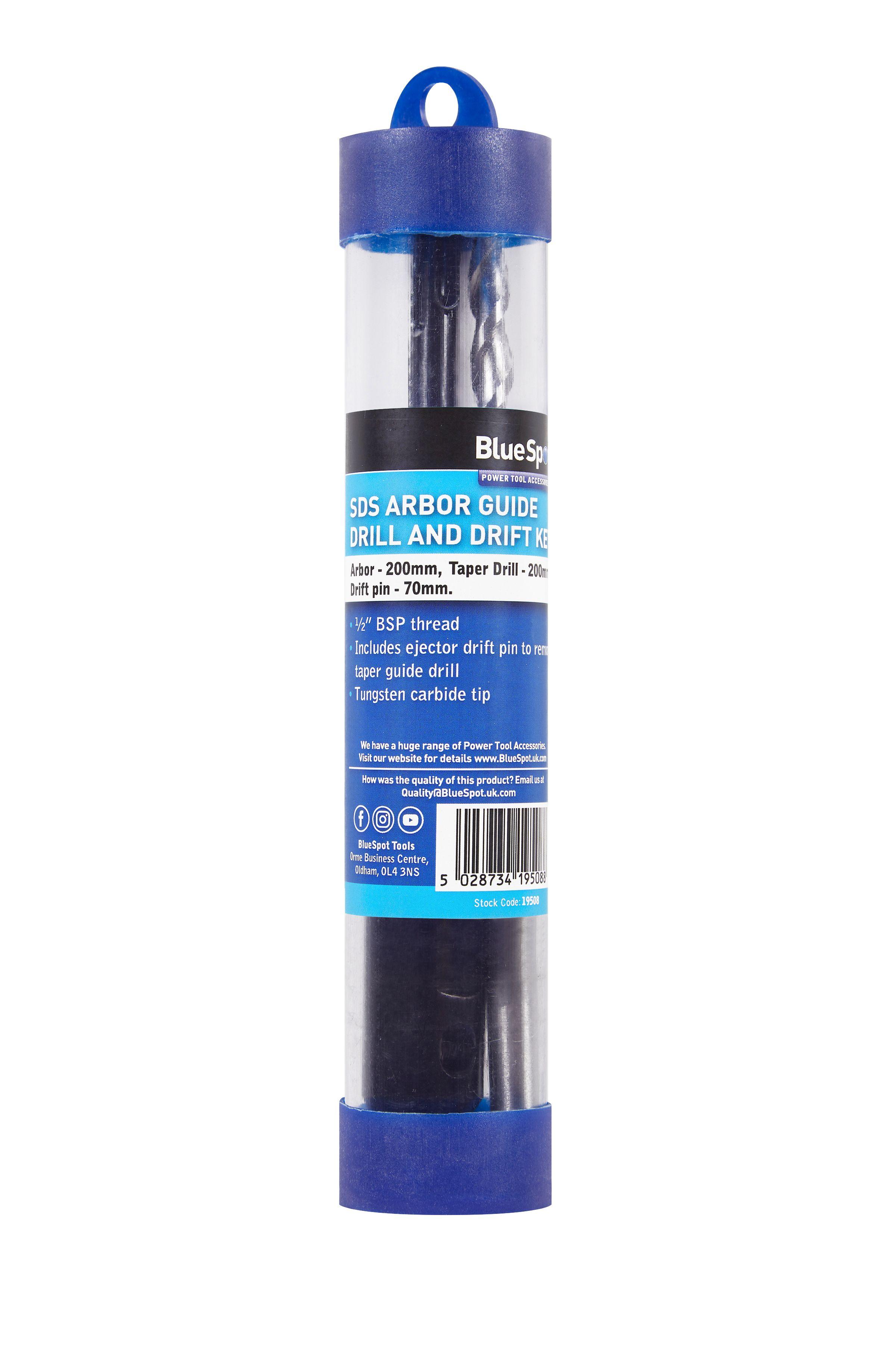 Blue Spot Tools SDS Arbor Guide Drill And Drift Key