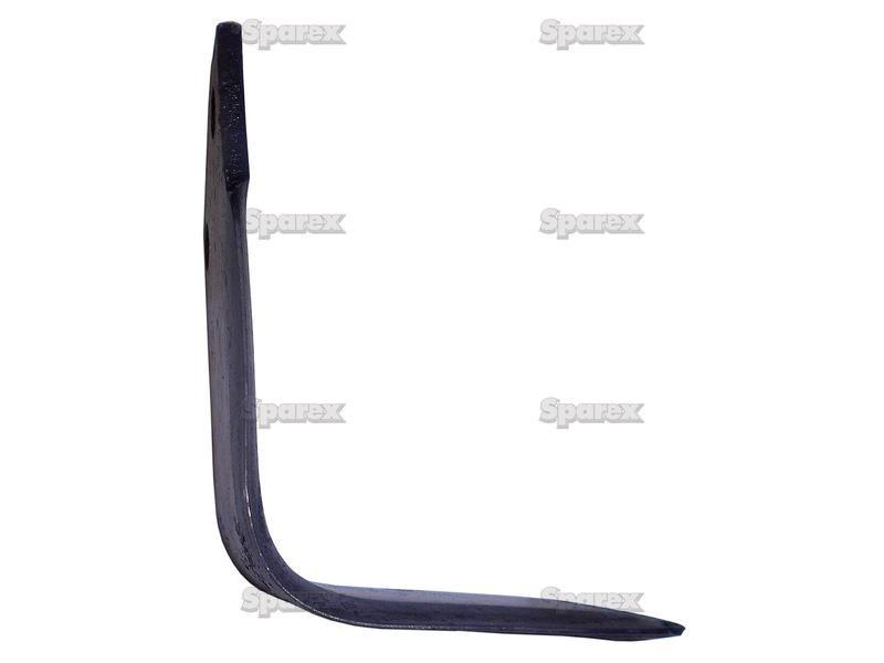 Rotavator Blade Square RH 70x7mm Height: 158mm. Hole centres: 46mm. Hole Ø: 14.5mm. Replacement for Sovema for Sovema SE