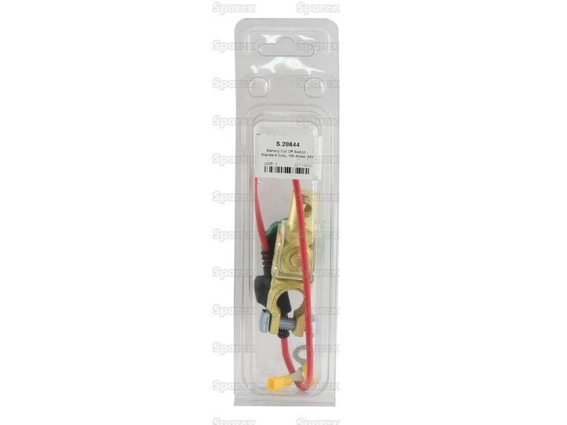Battery Cut Off Switch - Standard Duty, 100 Amps, 24V (Agripak)