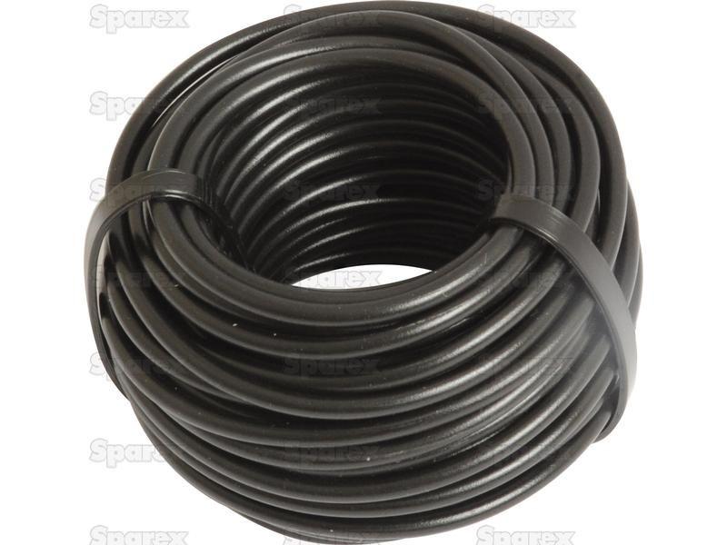 Electrical Cable - 1 Core, 2.5mm°² Cable, Black (Length: 10M), (Agripak)