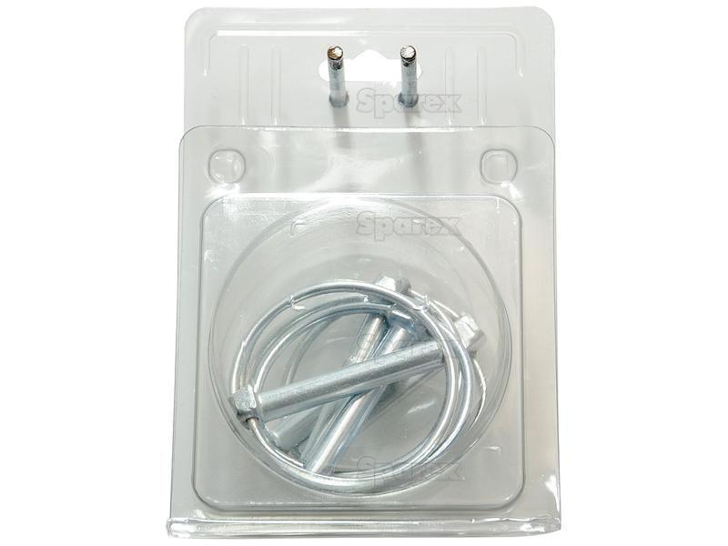 Round Linch Pin, Pin Ø9mm x 57mm (5 pcs. Agripak)
