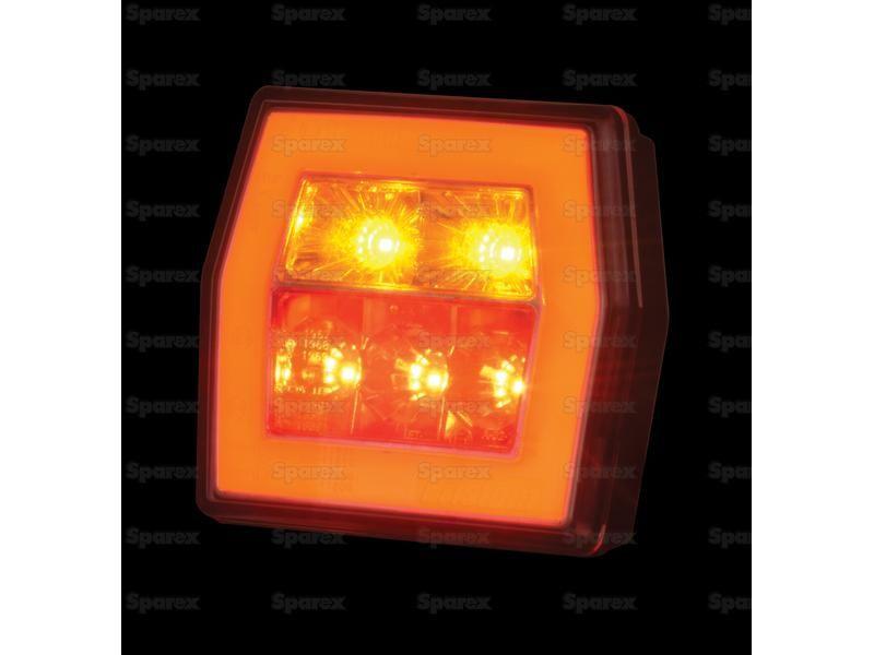 LED Rear Combination Light, Function: 3, Brake / Tail / Indicator, RH & LH, 12-36V