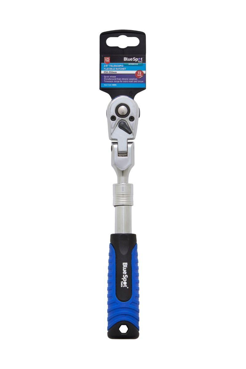 Blue Spot Tools 3/8" Telescopic Flexible Ratchet (250-350mm) (72 Teeth)