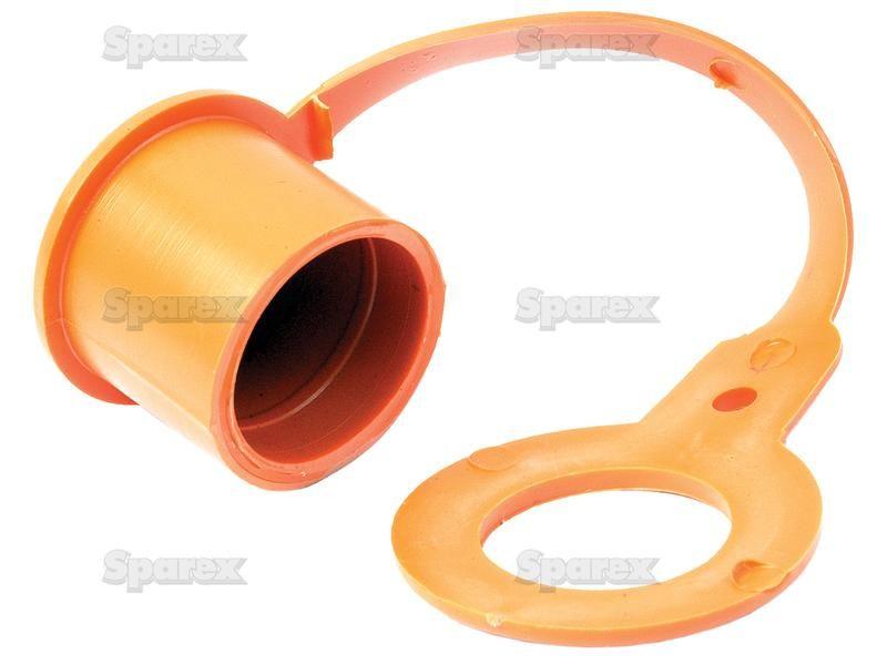 Dust Plug 1/2'' Orange Fits Male PARKER HANNIFIN (5029-4P-OR)