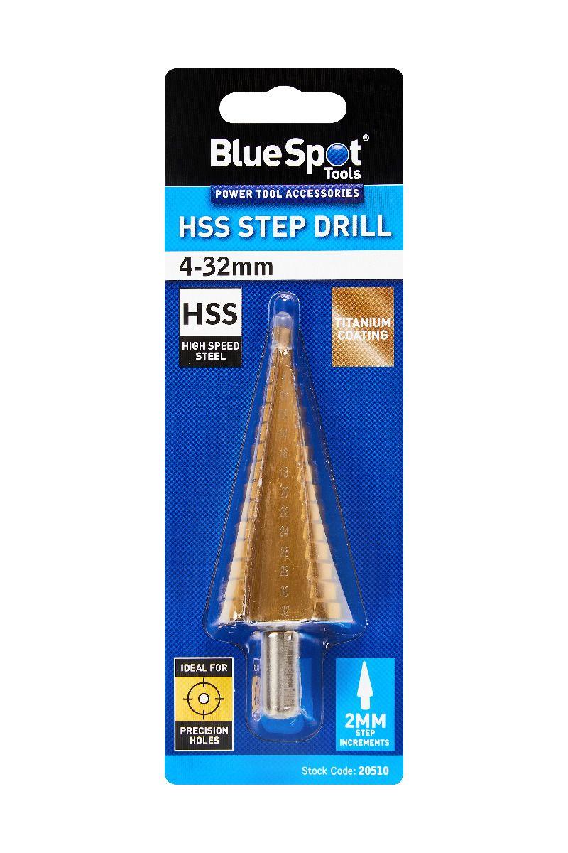 Blue Spot Tools 4-32mm Step Drill