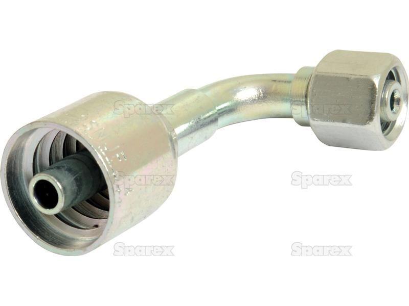 Parker Metric Hose Insert 5/16'' x M14 x 1.50  Female 90° Swept Swivel Light Series PARKER HANNIFIN (1CF48-8-5)