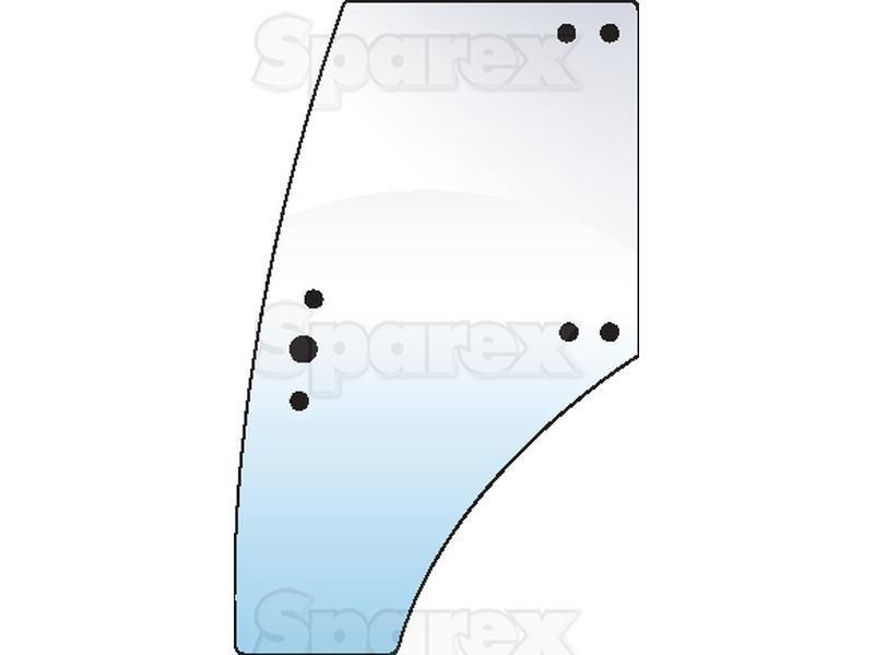 Door Glass LH for Zetor 7341 (UR1 Series)