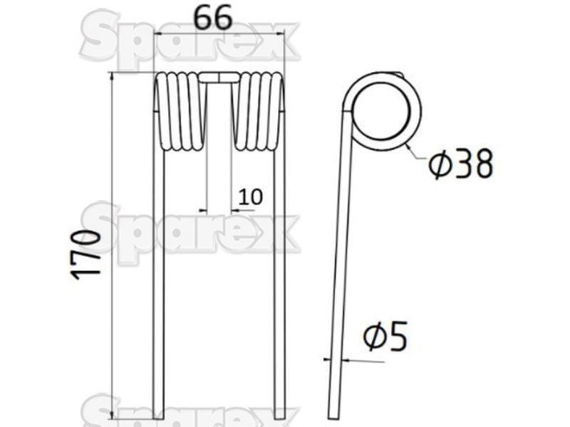Haytine Pick-Up Replacement for Vicon | (16617250, 16618868)