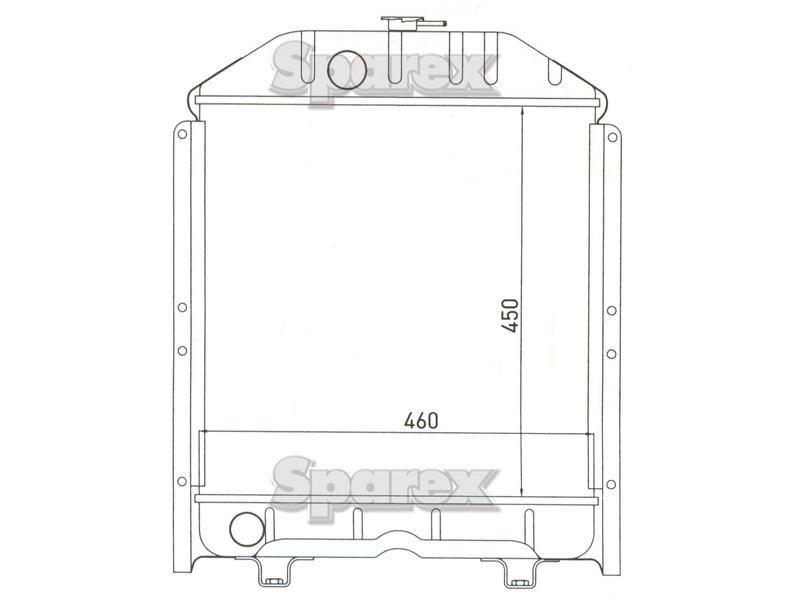 Radiator for Long Tractor 550DT