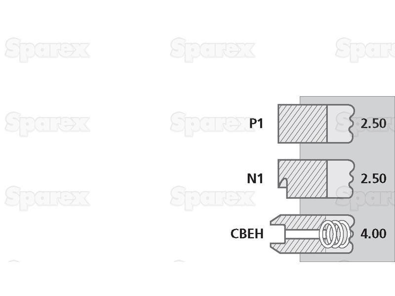 Piston Ring for Allis Chalmers 5050