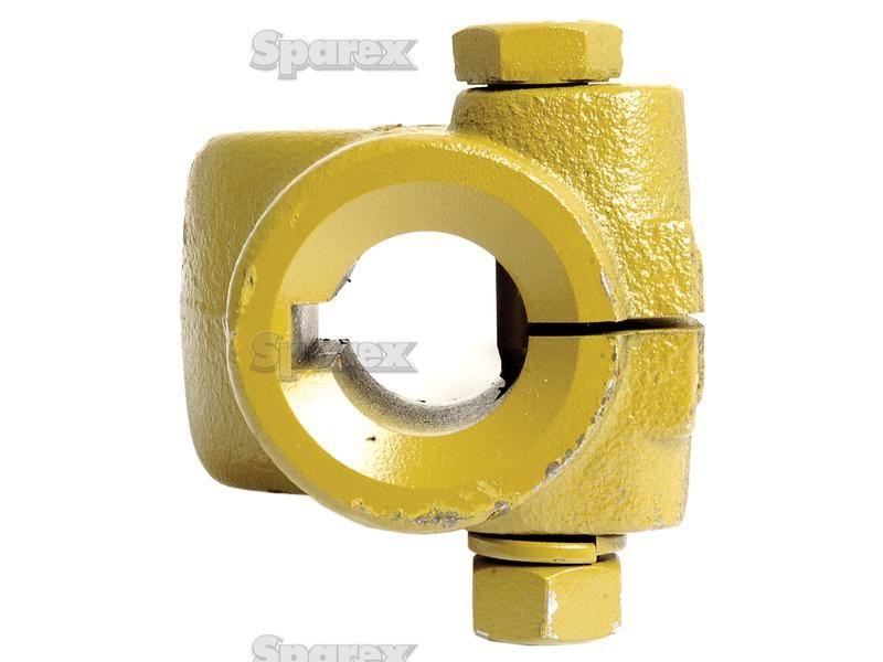 PTO Yoke - Interfering Clamp Bolt (U/J Size: 23.8 x 61.2mm) Bore Ø25mm, Key Size: 8mm. Bondioli & Pavesi, La Magdalena, Walterscheid