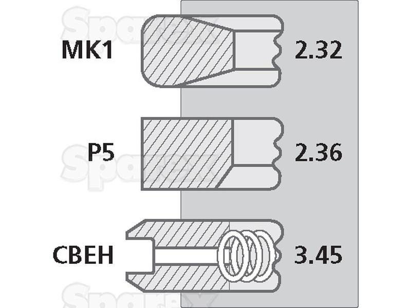 Piston Ring for John Deere 3200 (Telescopic Handlers - 3000 Series)