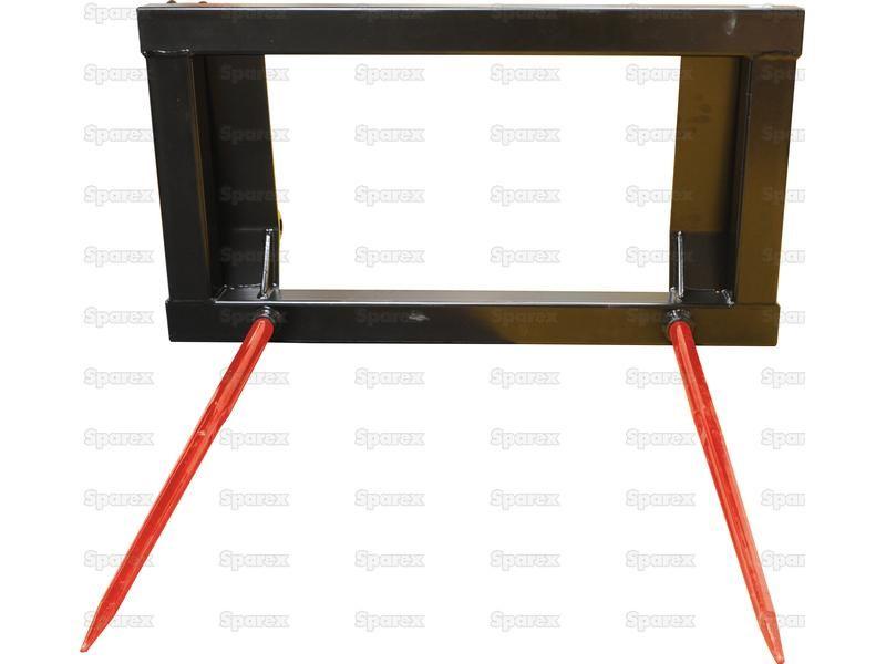 Bale Frame - 2 x M22 x 1100mm Tines (SHW Brand)