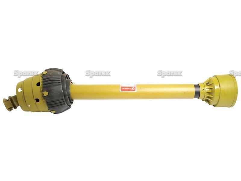 PTO Shaft - EUCV Wide Angle - One End, (Lz) Length: 893mm, 1 3/8'' x 6 Spline 80° W.A. to 1 3/8'' x 6 Spline Q.R.