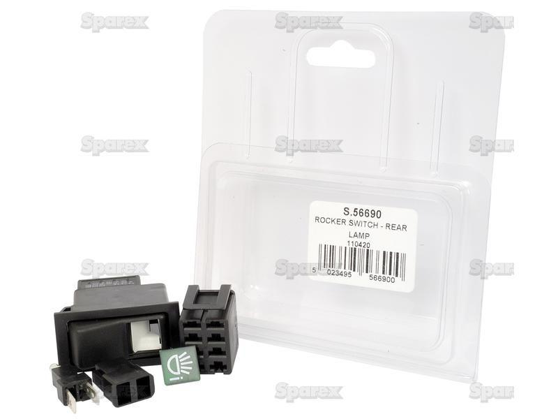 Rocker Switch - Work Lights, 2 Position (On/Off) for Case IH 3210 (3200 Utility Series )