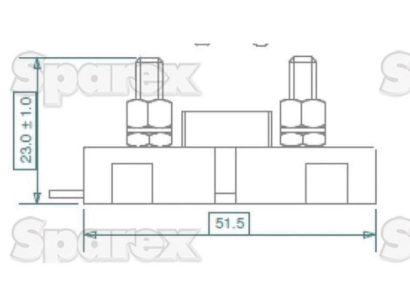 Holder Midi Fuse M5, 1P