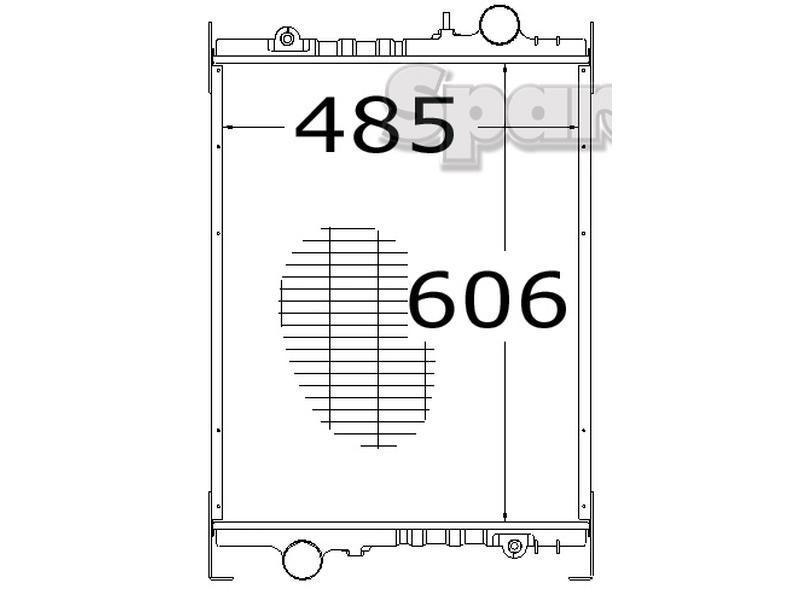 Radiator for Fendt FAVORIT 511 C