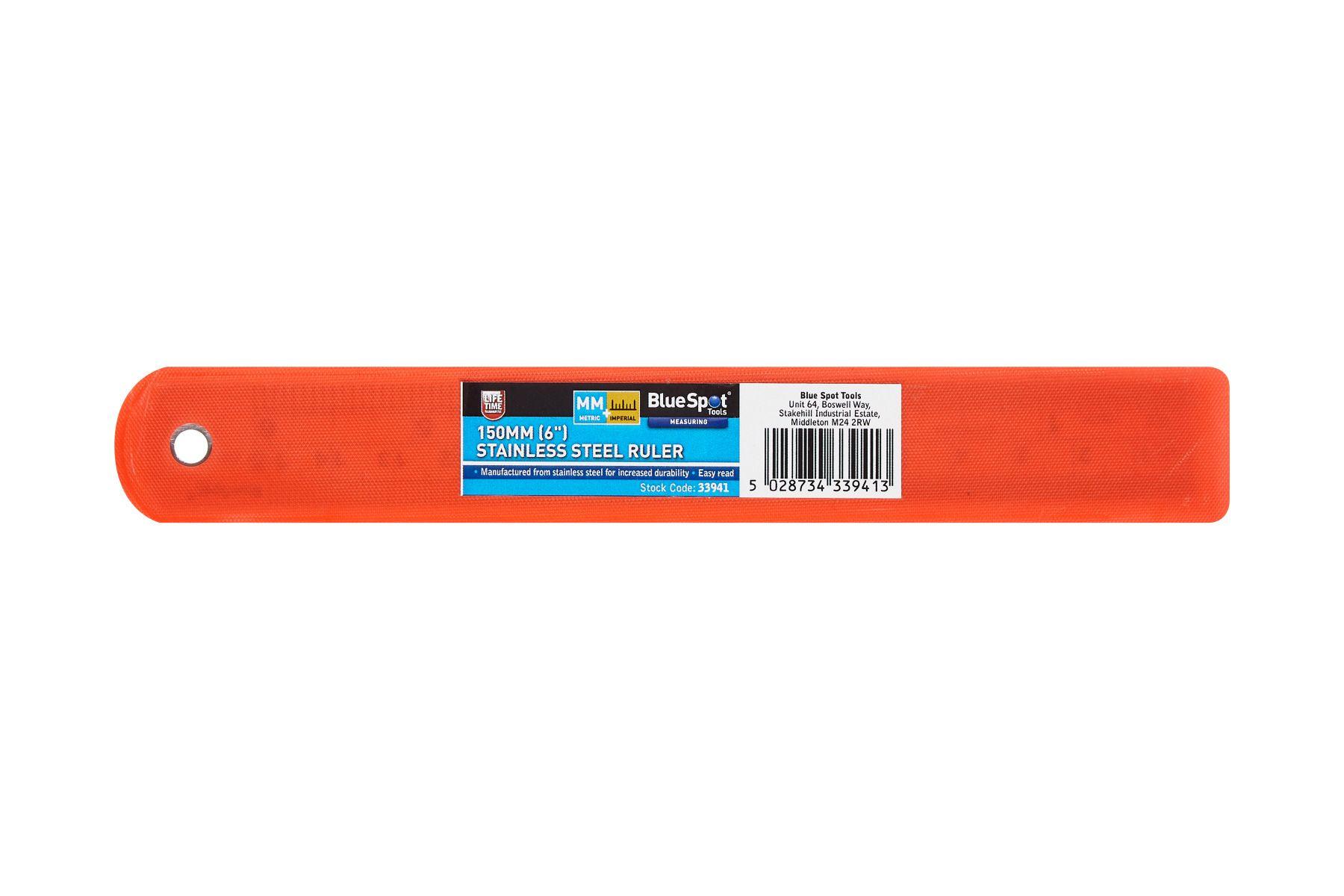 Blue Spot Tools 150MM Stainless Steel Ruler