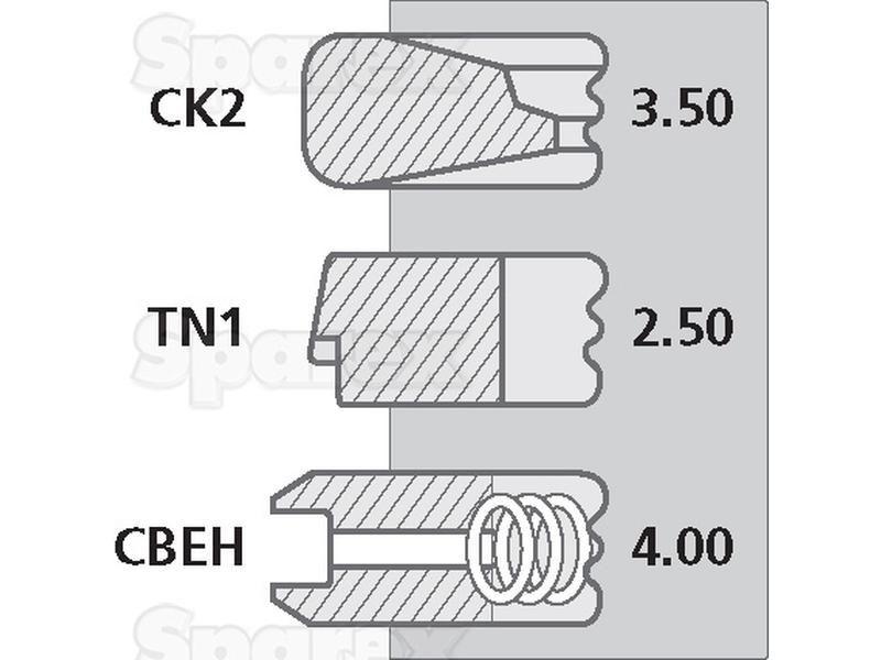 Piston Ring for Massey Ferguson 8925 (Telescopic Handlers)