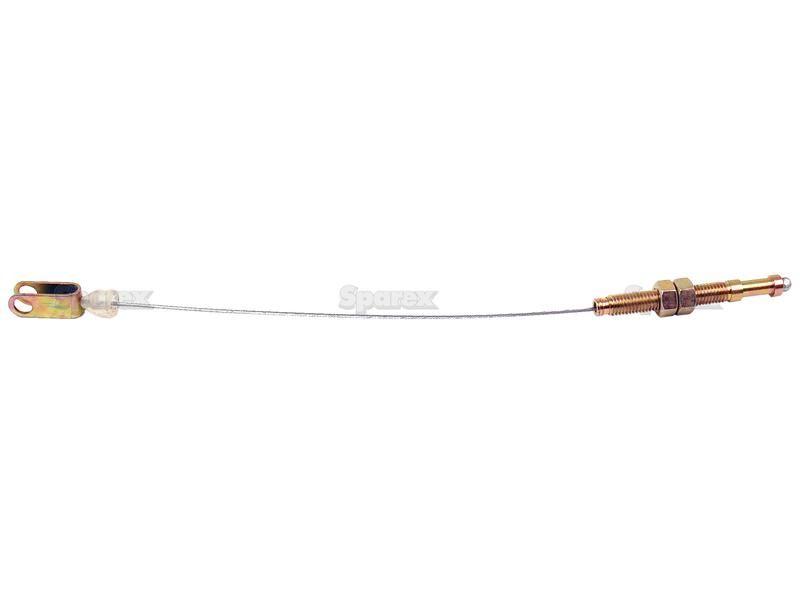 Throttle Cable - Length: 260mm, Outer cable length: 240mm. for Massey Ferguson 35 (Pre 100 Series (1947 - 65))