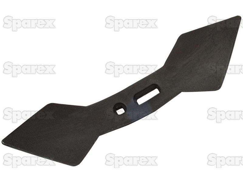Reversible double heart point 440x135x20mm Hole centres 45/75mm for Quivogne