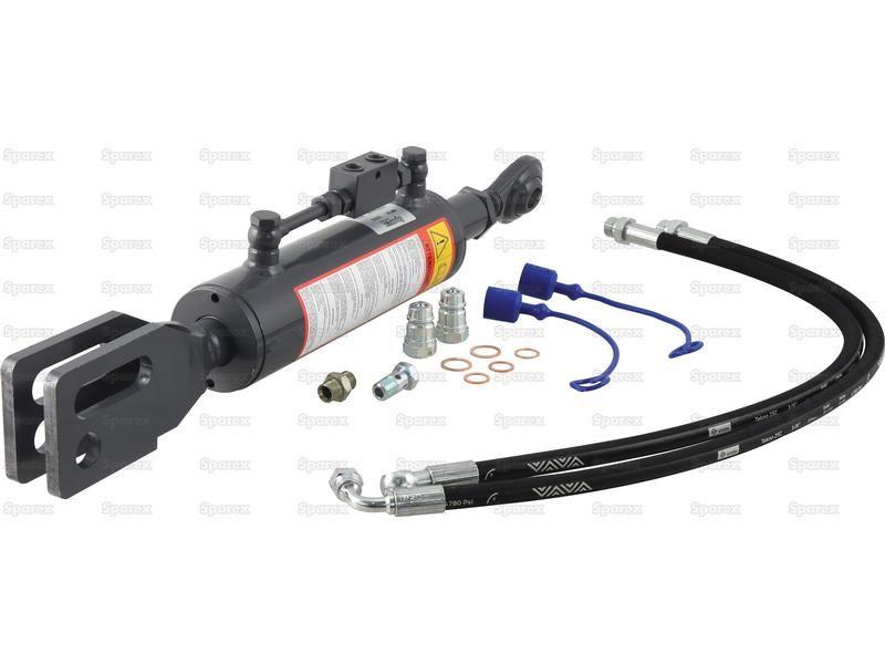 Hydraulic Levelling Box (Supplied with: Hoses), Min. Length: 690mm, Cylinder Bore: 80mm. for Fendt (G339870030010, G350870200050, G350870200051)