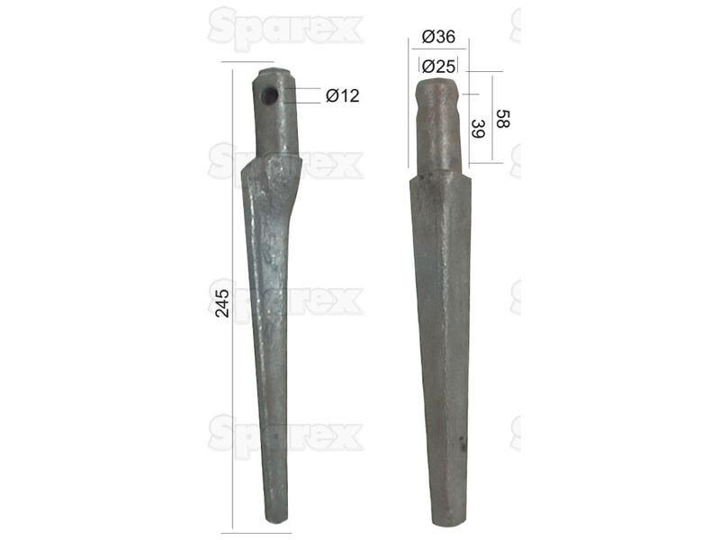 Tine replacement for Pegoraro for Pegoraro VARIOUS
