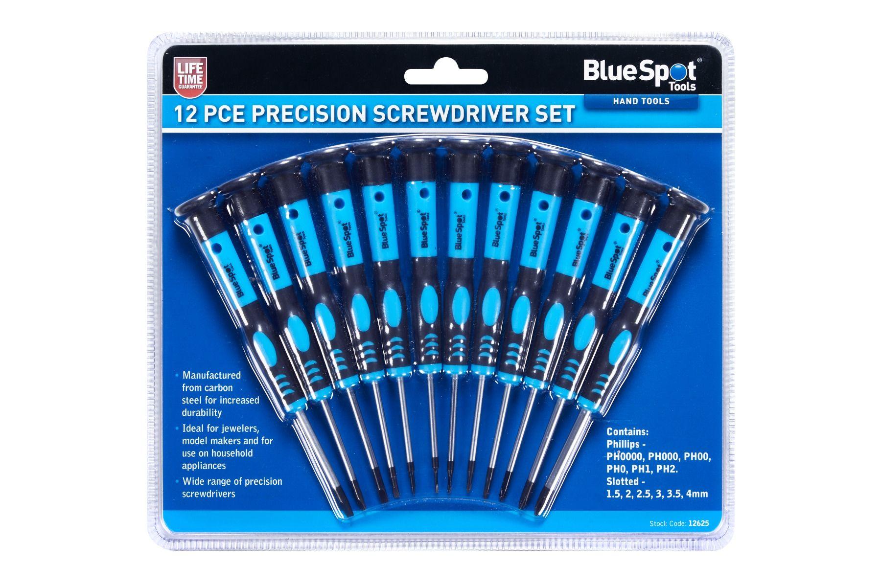 Blue Spot Tools 12 PCE Precision Screwdriver Set