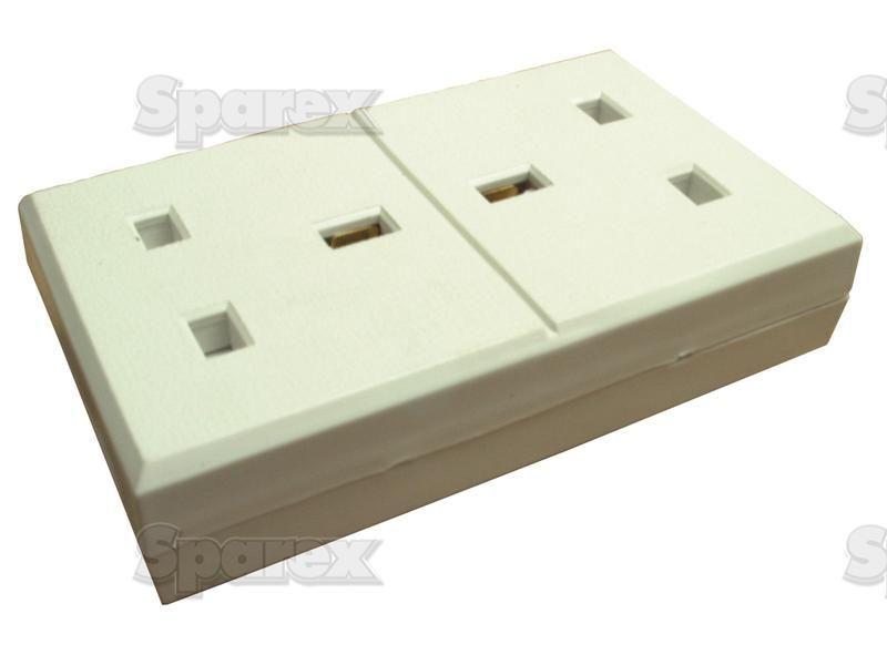 13 amp Double Extension lead Socket (Nylon)