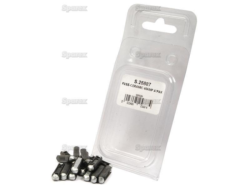 Ceramic Fuse 40 Amps 15 pcs. Agripak