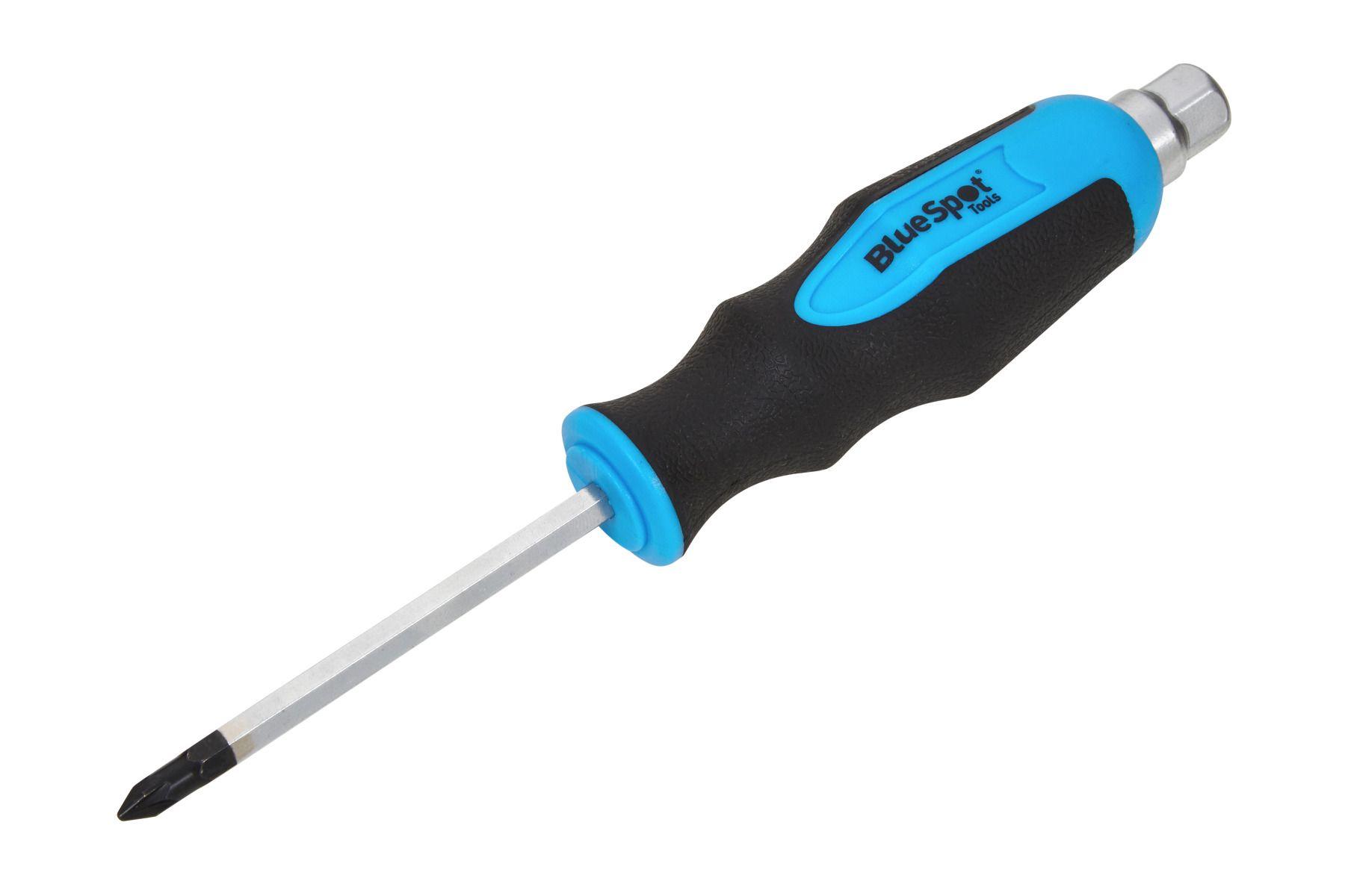 Blue Spot Tools PZ1 x 75MM Pozi Hex Bolster Screwdriver
