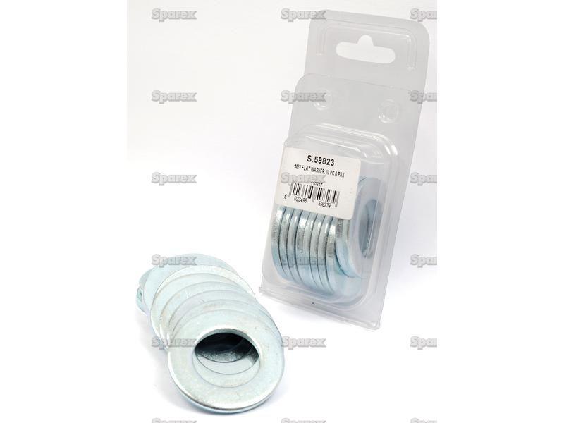 Metric Flat Washers, ID: 24mm (Din 125A) 10 pcs. Agripak