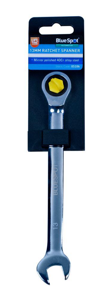 Blue Spot Tools 13mm Ratchet Spanner Fixed Head
