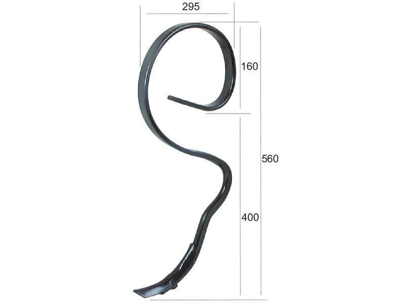 S Tine 32x10x560mm for Rau POLYMAG
